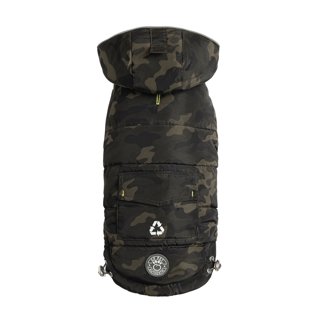 Recycled Eco Parka for Dogs — Camouflage | Made from Recycled Plastic Bottles | Water Repellent | Furry Home