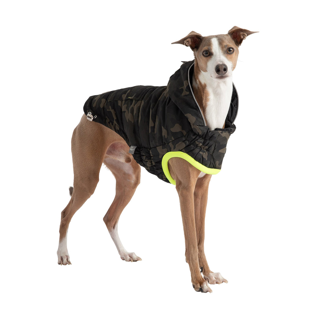 Recycled Eco Parka for Dogs — Camouflage | Made from Recycled Plastic Bottles | Water Repellent | Furry Home
