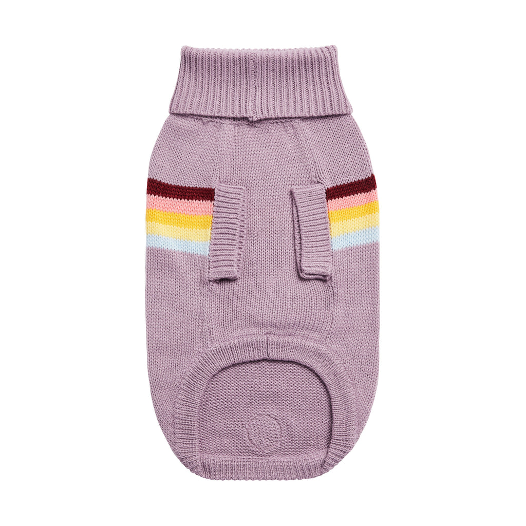 Retro Knit Dog Sweater — Cosy, Stylish & Snug | Turtleneck Pet Jumper | Furry Home