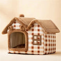 Furry Hideaway Plush Pet House — Removable Roof, Superior Insulation & Easy Clean | Furry Home