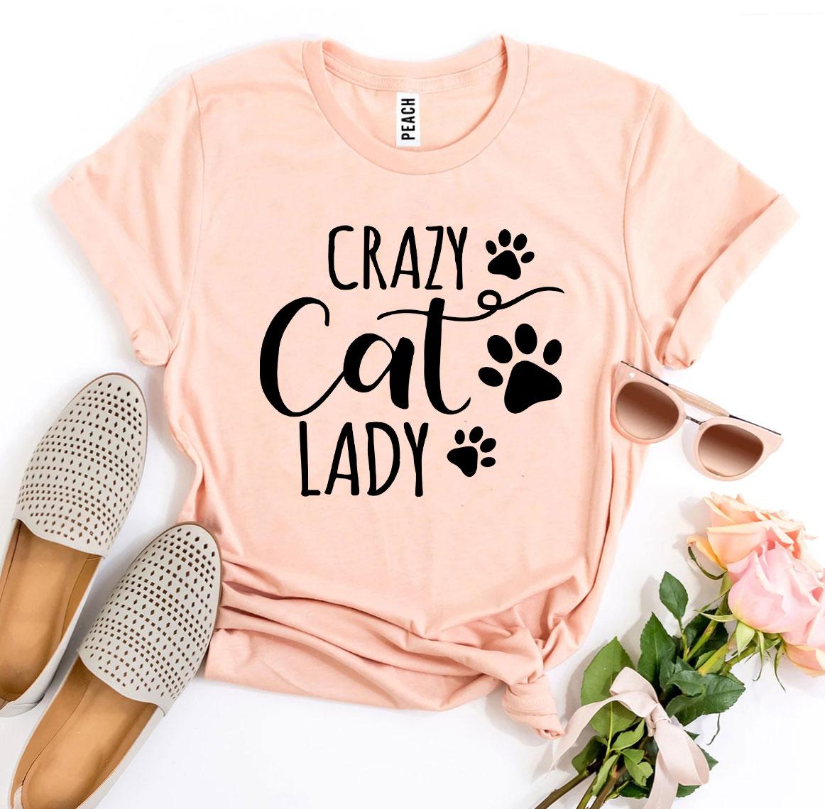 Crazy Cat Lady T-Shirt — Proudly Owned by Cats | Soft Premium Cotton Tee | Furry Home