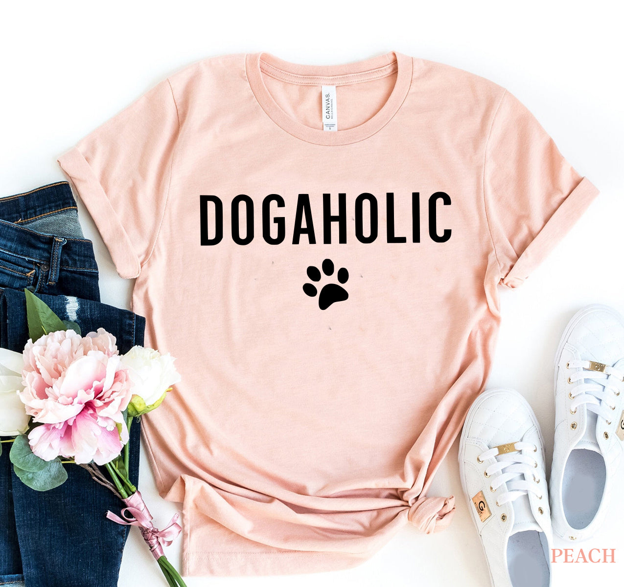 Dogaholic T-Shirt — Seriously Addicted to Dogs | Soft Premium Cotton Tee | Furry Home