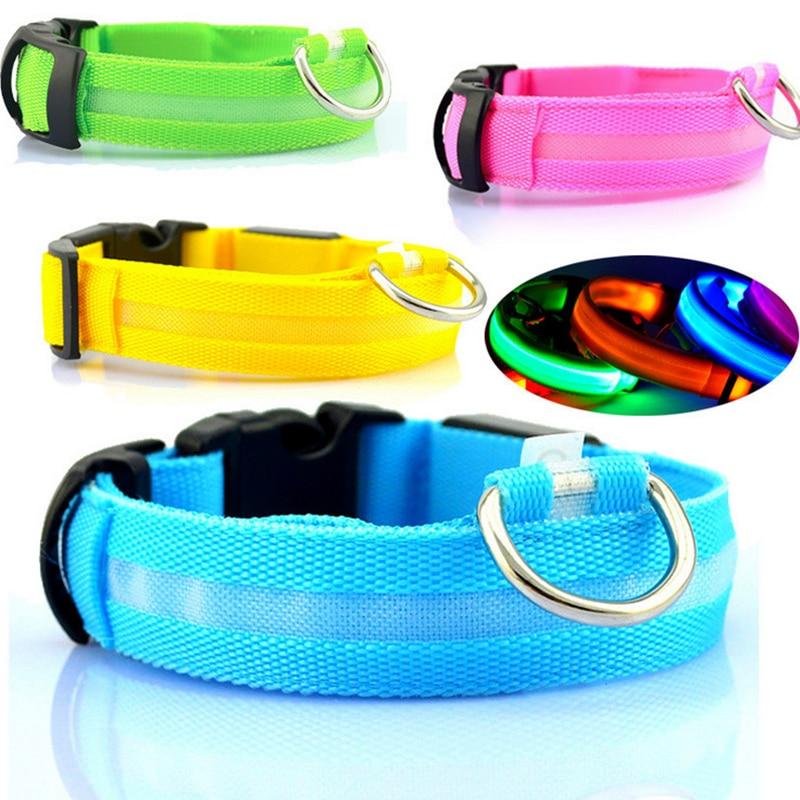 Glow Night Dog Collar — USB Rechargeable LED Safety Collar for Night Walks | Furry Home