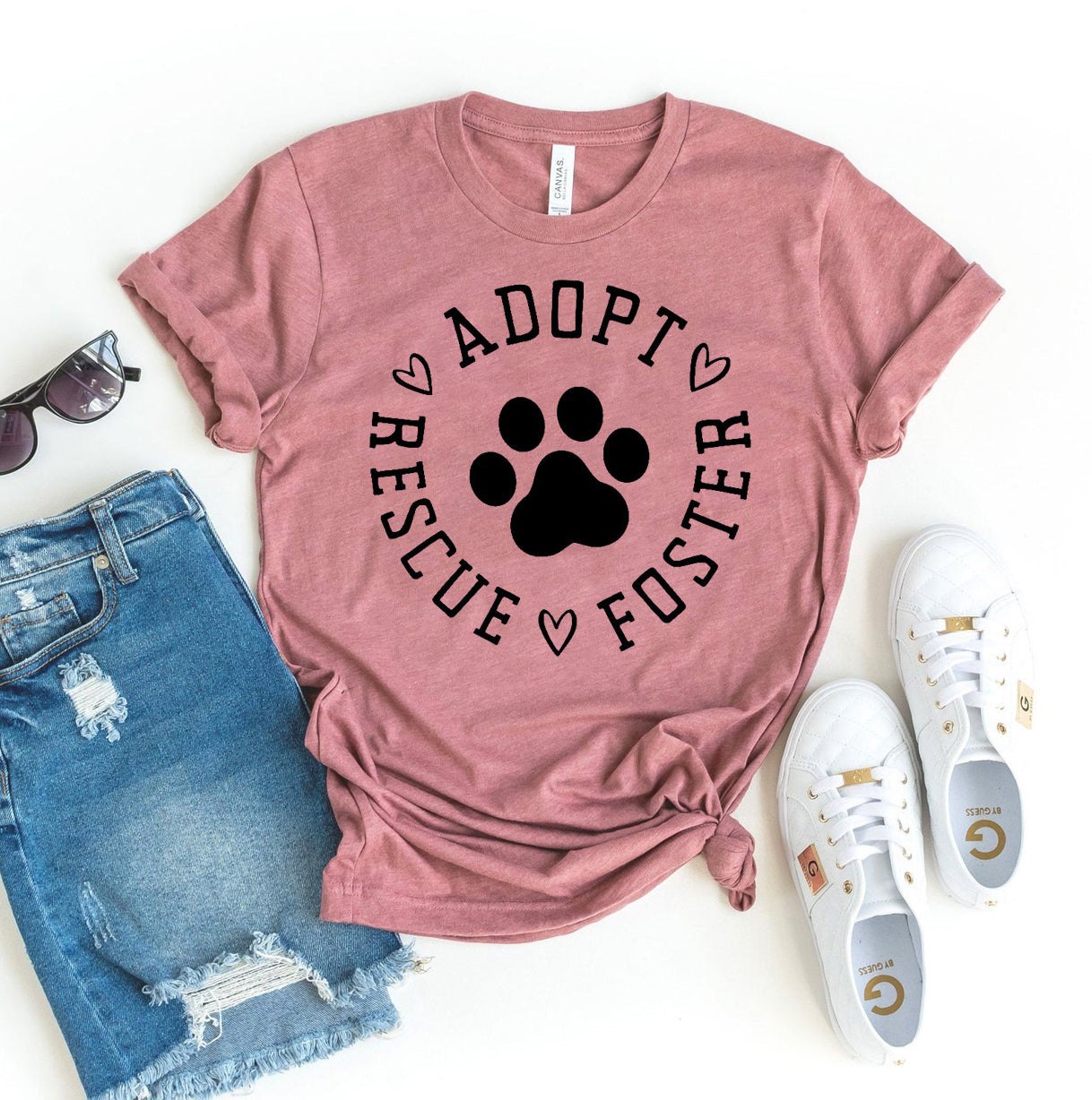 Adopt. Rescue. Foster. T-Shirt — Wear the Movement | Soft Premium Cotton Tee | Furry Home