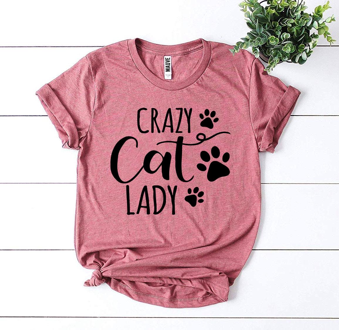 Crazy Cat Lady T-Shirt — Proudly Owned by Cats | Soft Premium Cotton Tee | Furry Home