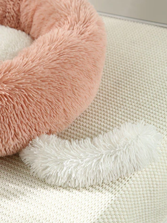 Ears & Tail Plush Pet Bed — Ultra-Soft Faux Fur, Non-Slip Base & Machine Washable | Furry Home