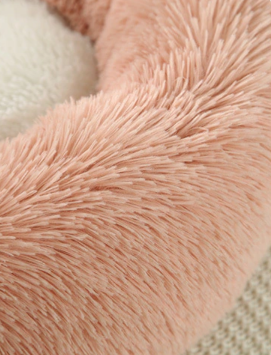 Ears & Tail Plush Pet Bed — Ultra-Soft Faux Fur, Non-Slip Base & Machine Washable | Furry Home