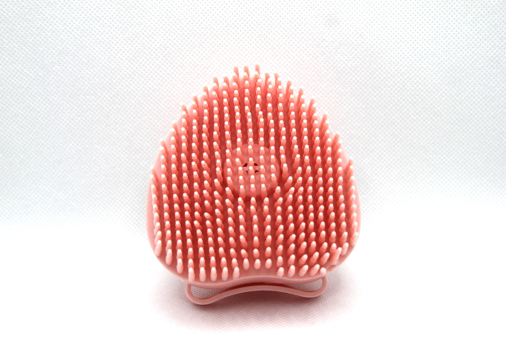 BrushPro Silicone Pet Bath Brush — Built-In Shampoo Dispenser | Dogs & Cats | Furry Home