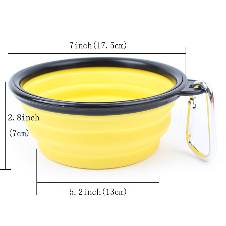 FoldnFeed Collapsible Silicone Pet Bowl — 1000ml Travel Bowl for Dogs & Cats | Furry Home