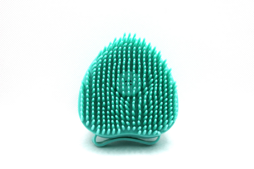 BrushPro Silicone Pet Bath Brush — Built-In Shampoo Dispenser | Dogs & Cats | Furry Home