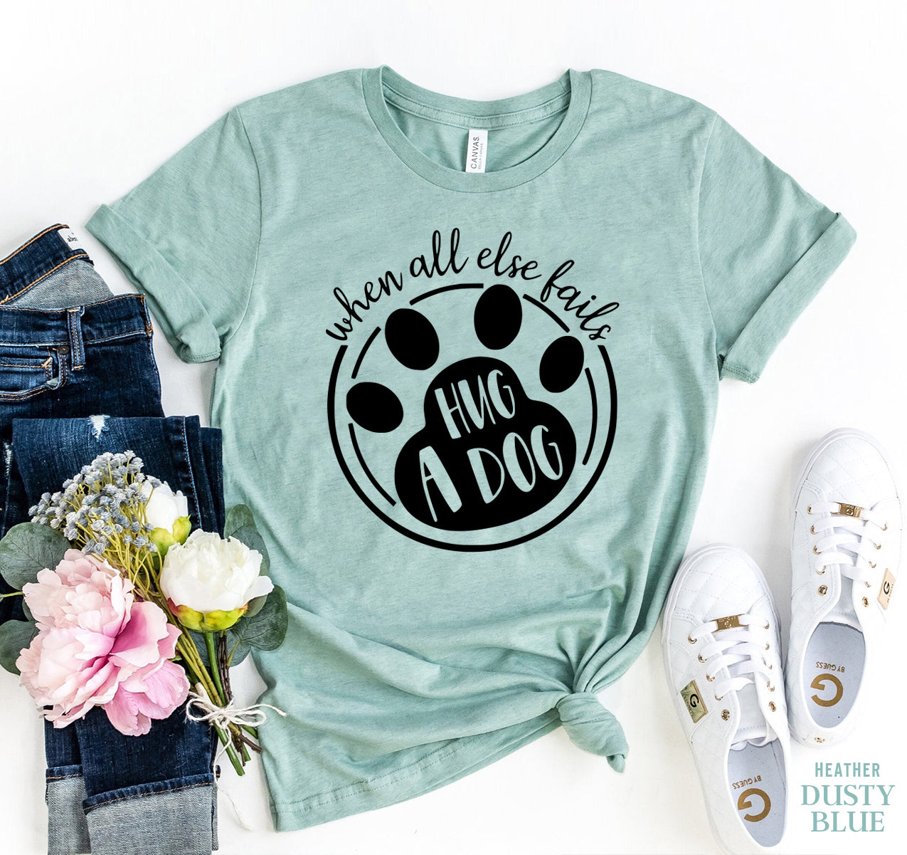 When All Else Fails — Hug Your Pet T-Shirt | Soft Premium Cotton Tee for Pet Lovers | Furry Home
